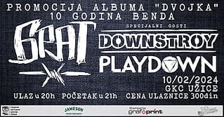 Нови албум ужичког бенда БРАТ