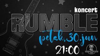 Концерт групе Rumble у ГКЦ 30. јуна