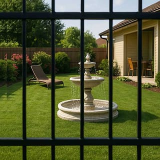 Како уредити двориште: Панелна ограда и базен као тандем из снова