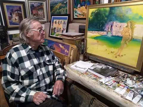 Преминуо познати ужички сликар Радомир Верговић