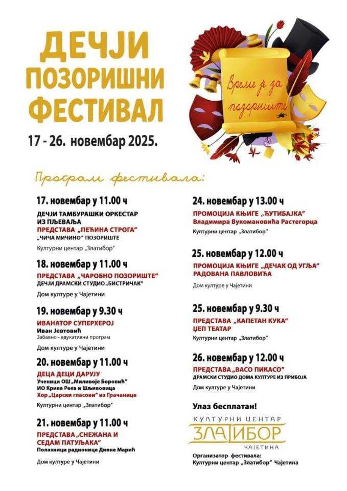 Дечији позоришни фестивал на Златибору